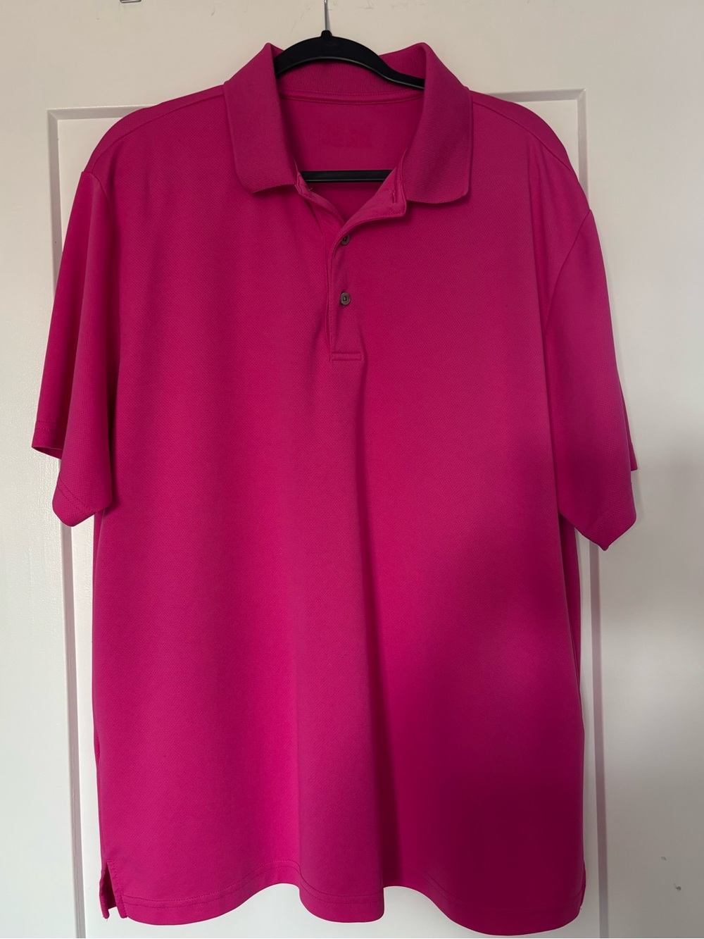 PGA Men's Polo Shirt - Hot Pink